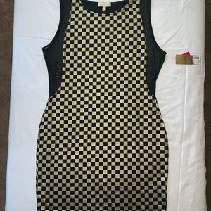 Niki Minaj Plus Size Body-con Black & Gold Dress